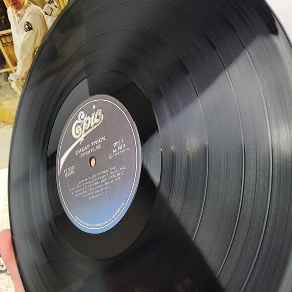 Cheap Trick Dream Police Vinyl Record 1979 FE 35773 Sterling Original LP EX - Picture 8 of 12